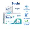 Gạc rơ lưỡi Sachi chiết suất lá hẹ (30 gói/hộp) - Hộp