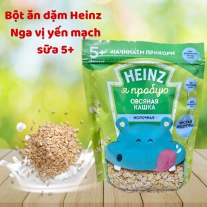 Bột ăn dặm Heinz Nga vị yến mạch sữa 5 200g - Gói