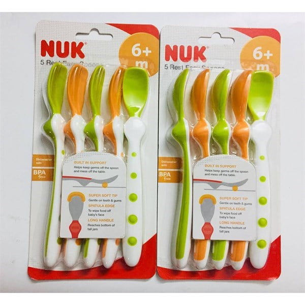 Bộ năm thìa mềm NUK - Set
