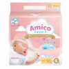 Bỉm Amico dán siêu mỏng NB90+6 - Bịch