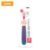 Bàn chải đánh răng siêu mềm K-Mom 2-12 tuổi (màu hồng và xanh đậm) - Cái
