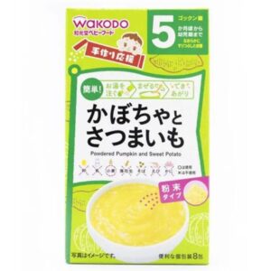 Bột ăn dặm Wakodo 5 tháng vị bí đỏ khoai lang - Hộp