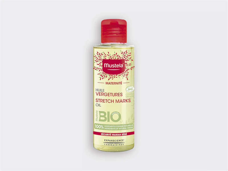 Dầu massage Mustela chống rạn da và phục hồi cho mẹ 105ml - Lọ
