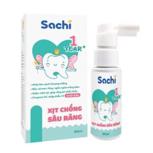 Xịt chống sâu răng Sachi - Hộp