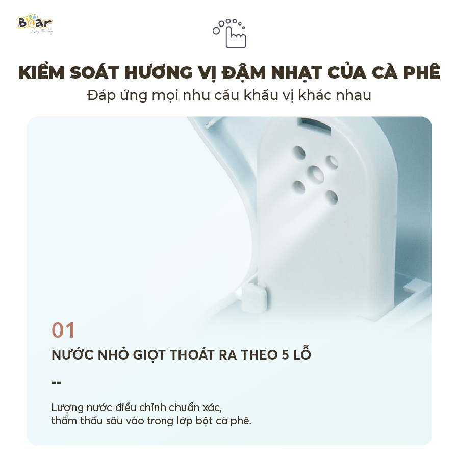 Máy pha trà và cà phê Bear Model: SB- CF06A - Ảnh 15