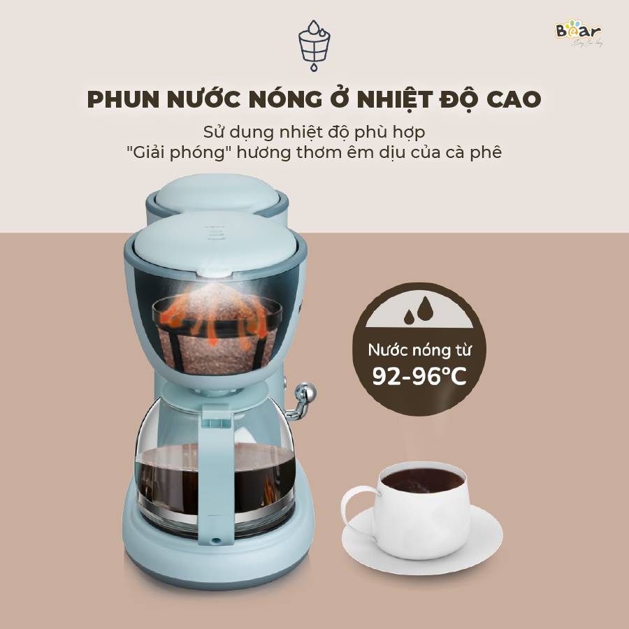 Máy pha trà và cà phê Bear Model: SB- CF06A - Ảnh 13