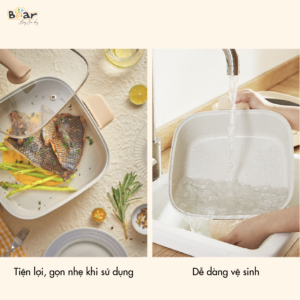 Nồi lẩu Bear DHG-C40M1 - White