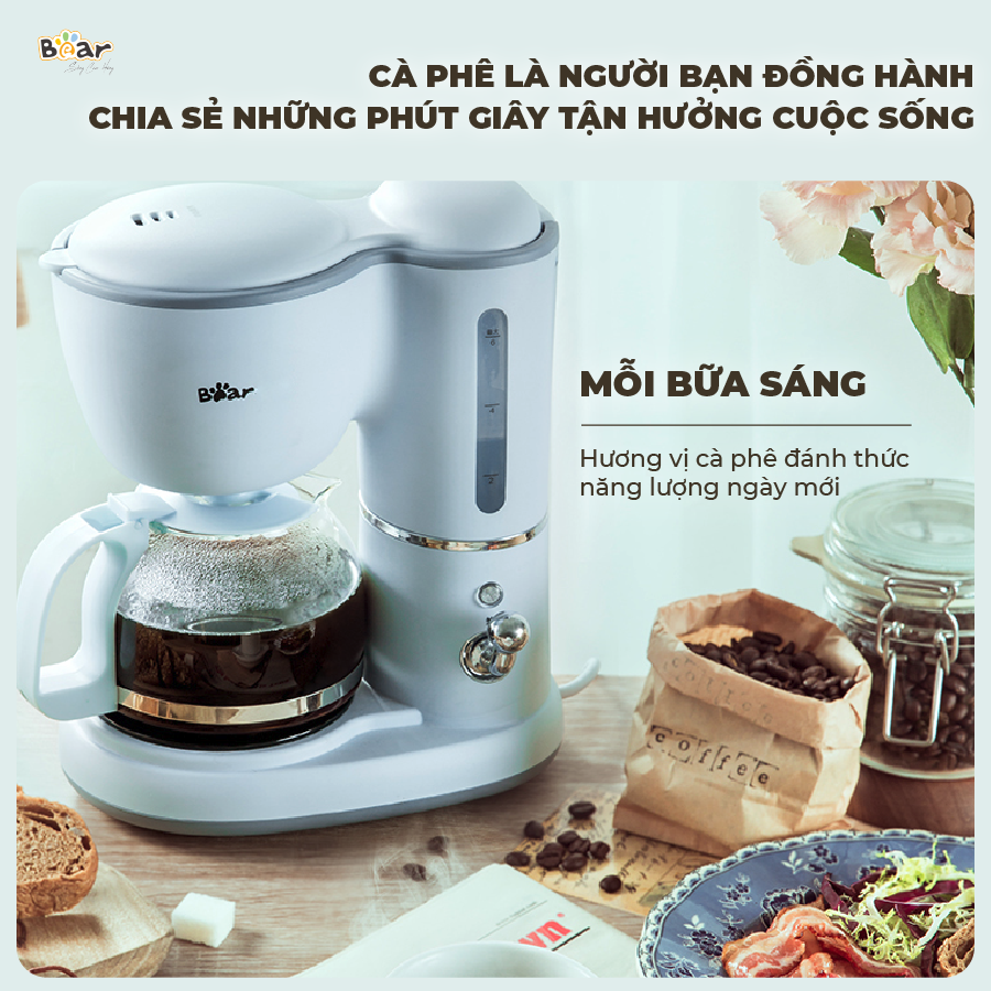 Máy pha trà và cà phê Bear Model: SB- CF06A - Ảnh 10