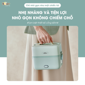 Hộp Cơm Điện Bear SB-HC12L - English