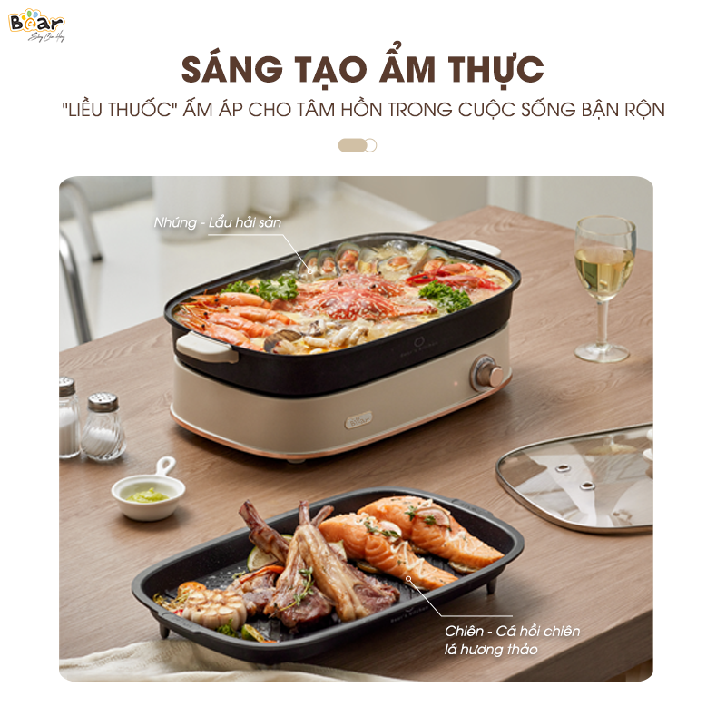 Nồi lẩu Bear SB-NL45K - Ảnh 3