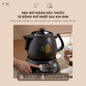 Ấm Sắc Thuốc Bear SB-AST35