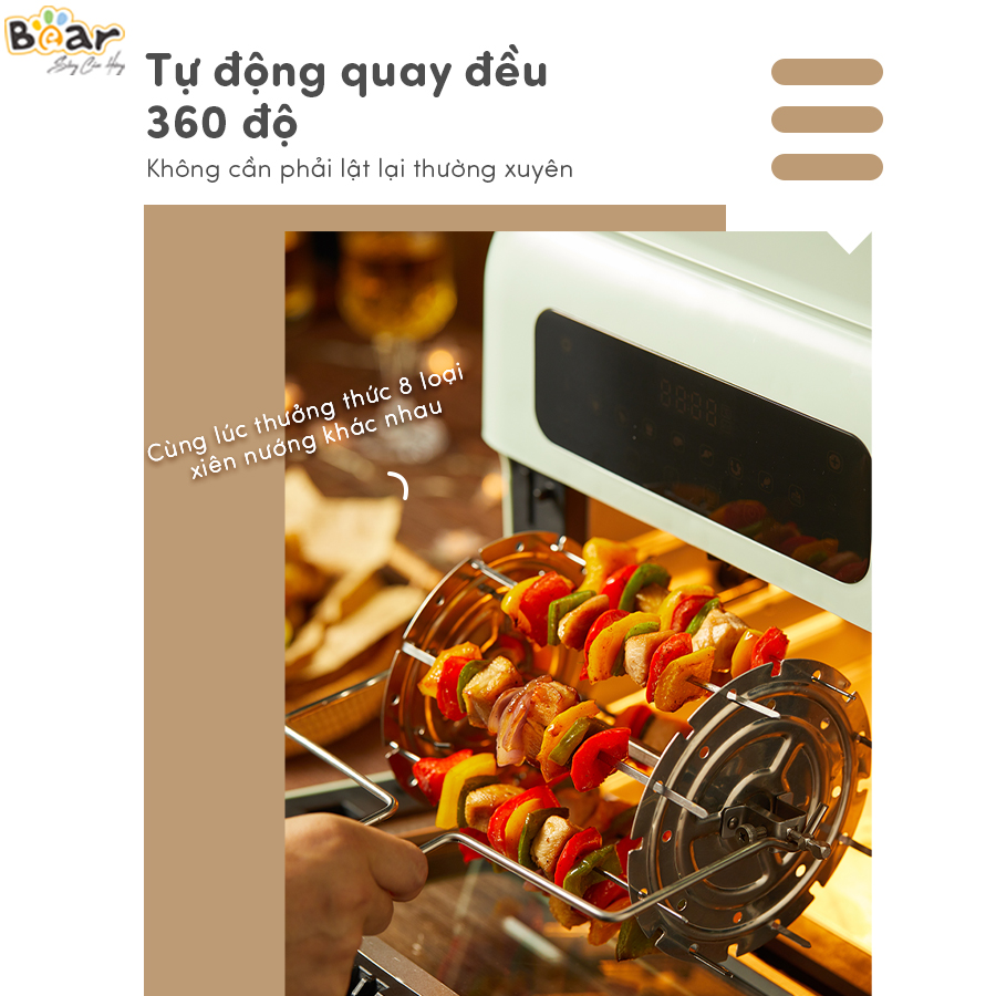 Nồi chiên không khí Bear Model: QZG- A15V1 - Ảnh 10