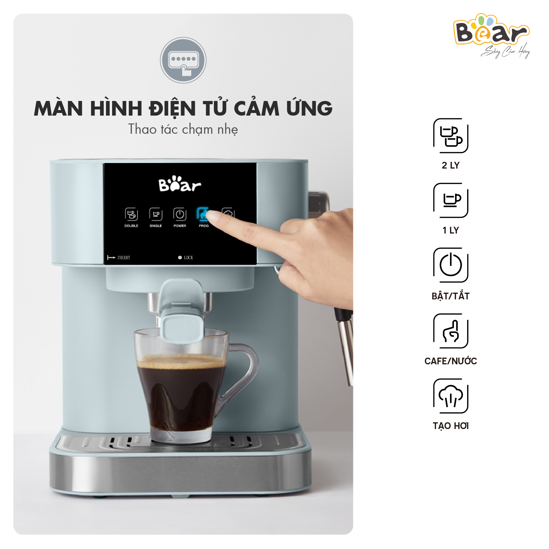 Máy pha cà phê tự động Bear Model: CF- B15V1 - Ảnh 5