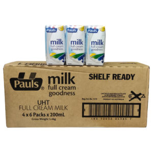 Sữa tươi Pauls Úc nguyên kem 200ml (Thùng 24 hộp)