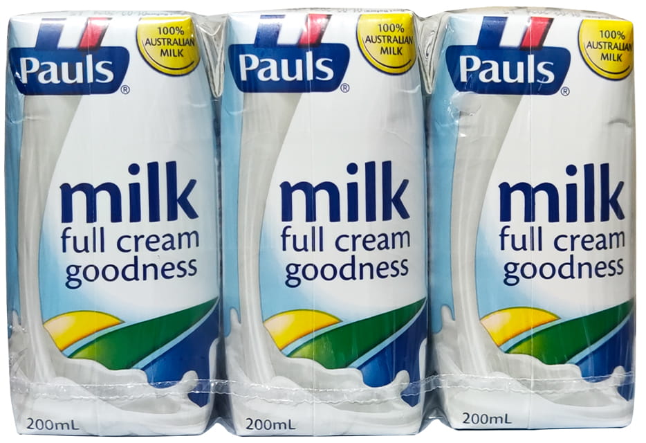 Sữa tươi Pauls Úc nguyên kem 200ml (Thùng 24 hộp) - Ảnh 2
