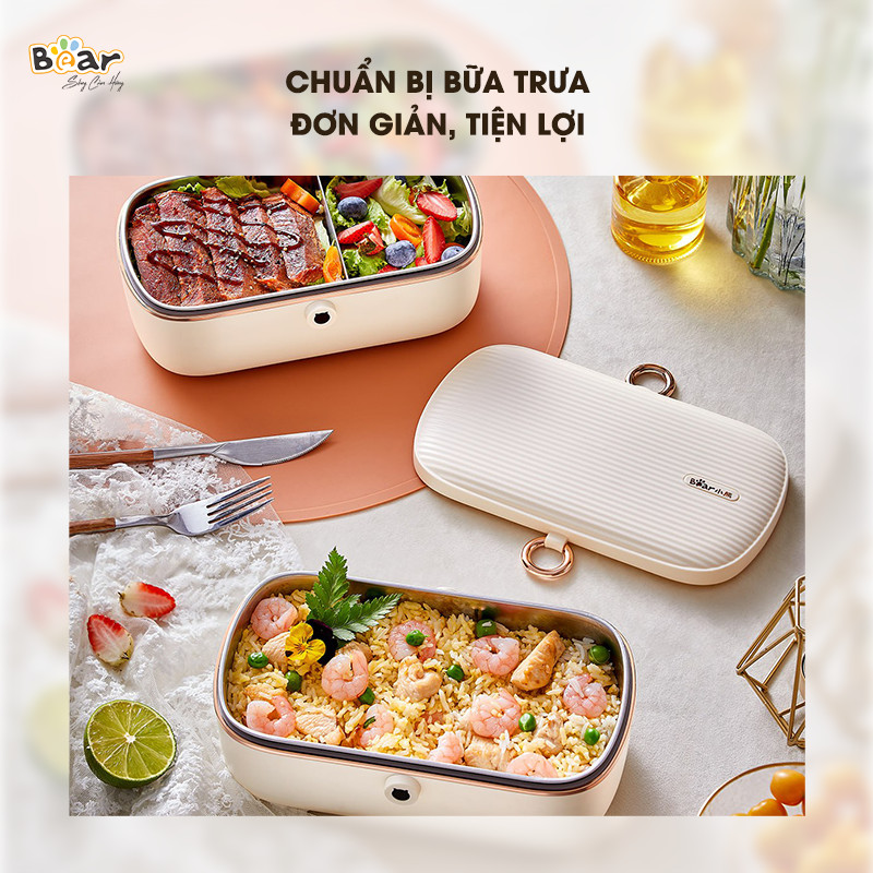 Hộp Cơm Điện Bear SB-HC09L - English - Ảnh 3