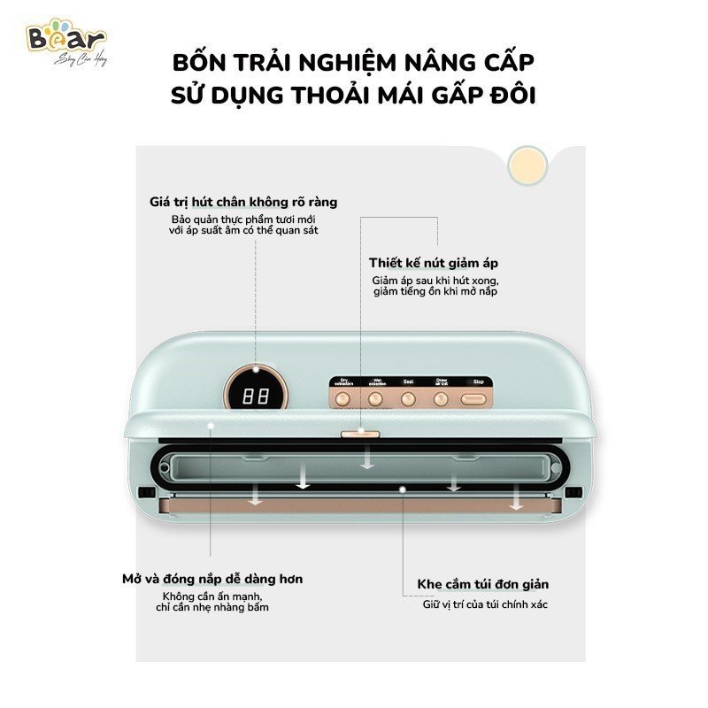 Máy Hút Chân Không Bear SB-CK95W - Ảnh 6