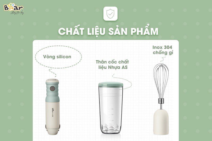 Bộ máy xay cầm tay đa năng Model: JBQ- B50E1 - Ảnh 9