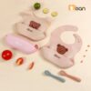 Yếm ăn dặm Silicon an toàn cho bé Misan