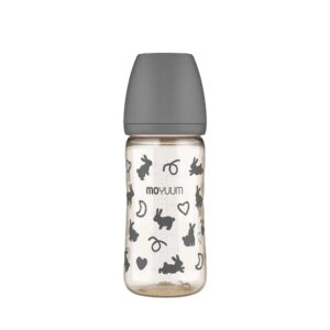 Bình sữa Moyuum Premium PPSU - 270ml - Bản thỏ đen