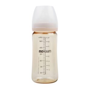 Bình sữa Moyuum Premium PPSU All in one Bottle - 270ml - Bản trơn - Màu be