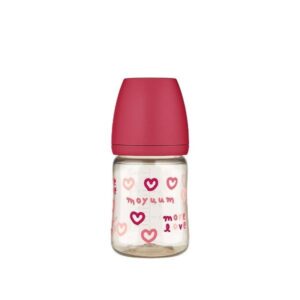 Bình sữa Moyuum Premium PPSU - 170ml - Bản trái tim đỏ