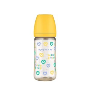 Bình sữa Moyuum Premium PPSU - 270ml - Bản trái tim vàng