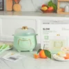 Nồi nấu chậm Misan không kèm xửng hấp 1L (màu xanh)