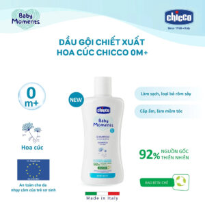 Dầu gội Chicco chiết xuất hoa cúc 200ml