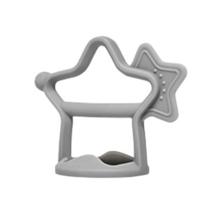 Gặm nướu Moyuum hình sao 3m+ màu xám titan