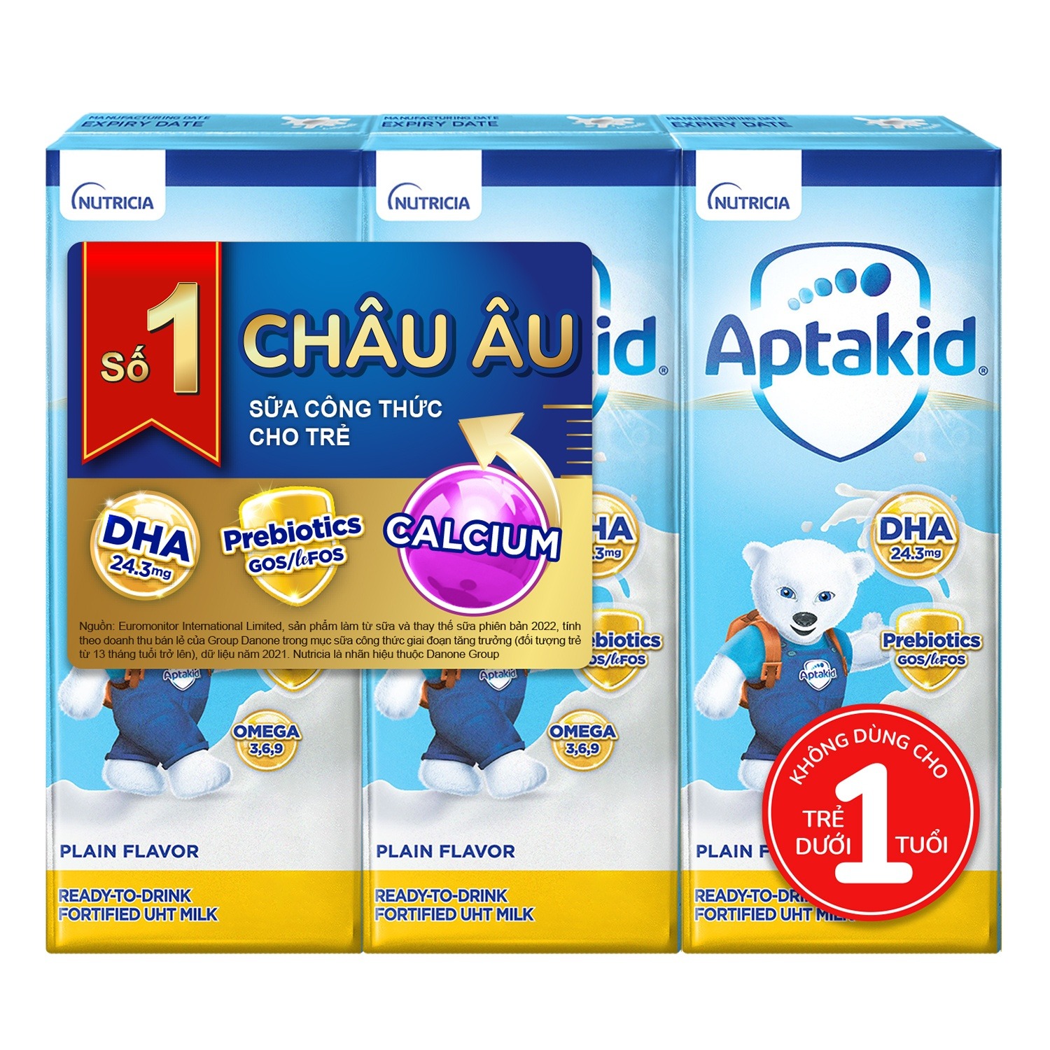 Sữa công thức pha sẵn Aptakid (Aptamil) 180ml (thùng 27 hộp) - Ảnh 3