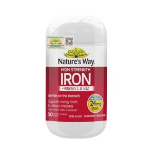 Sắt viên Nature's Way Iron + Vitamin C + B12