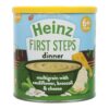 Bột ăn dặm Heinz Anh vị Súp lơ và phô mai 200g 6M
