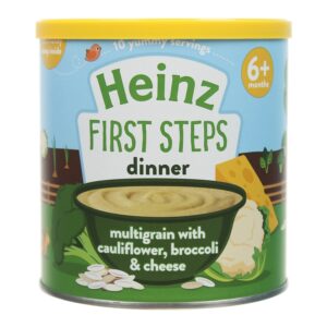 Bột ăn dặm Heinz Anh vị Súp lơ và phô mai 200g 6M