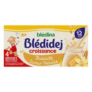 Sữa ngũ cốc Bledina 12 tháng vị biscuite - vani