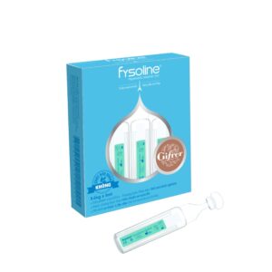 Nước muối sinh lý Fysoline Hypertonic Gifrer trị ngạt mũi và khô mũi (tuýp xanh) – Hộp 5ml x 5 ống