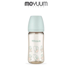 Bình sữa Moyuum Premium PPSU - 270ml - Họa tiết Ogu - Ogu Xanh