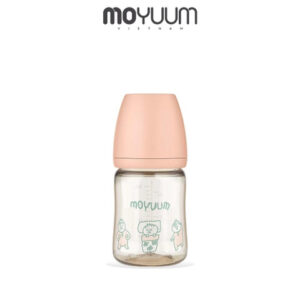 Bình sữa Moyuum Premium PPSU - 170ml - Họa tiết Ogu - Ogu hồng
