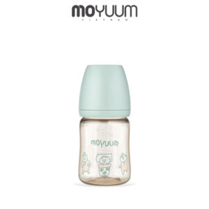 Bình sữa Moyuum Premium PPSU - 170ml - Họa tiết Ogu - Ogu xanh