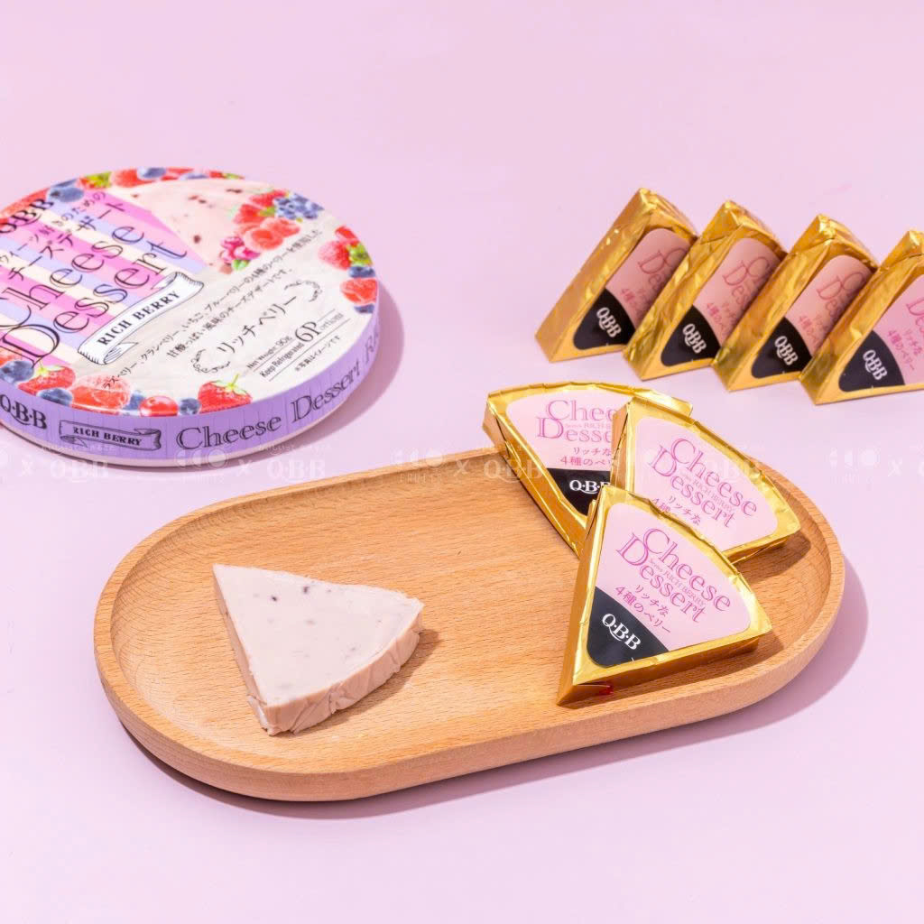 Phô mai QBB vị dâu, mâm xôi, việt quất (6x15g) mẫu mới - Ảnh 5