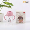 Bình Nước Cho Bé Cao Cấp Misan Nhựa Tritan Có Van Chống Sặc Dung Tích 300ml