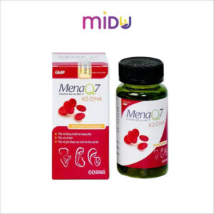 MenaQ7 K2 DHA - Bổ Sung DHA, vitamin và khoáng chất cho Mẹ Bầu, Hộp 60 viên