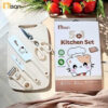 Bộ Dao Thớt 5in1 Kitty The Chef Misan Cao Cấp