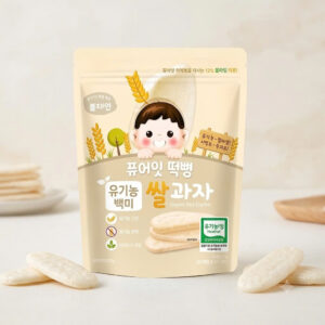 PURE-EAT Bánh gạo ăn dặm hữu cơ gạo lứt 30g/gói