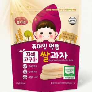 PURE-EAT Bánh gạo ăn dặm hữu cơ vị khoai lang 30g/gói